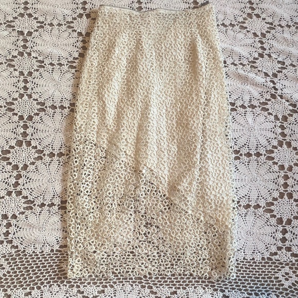 AKIRA Dresses & Skirts - Asymmetrical Lace Skirt